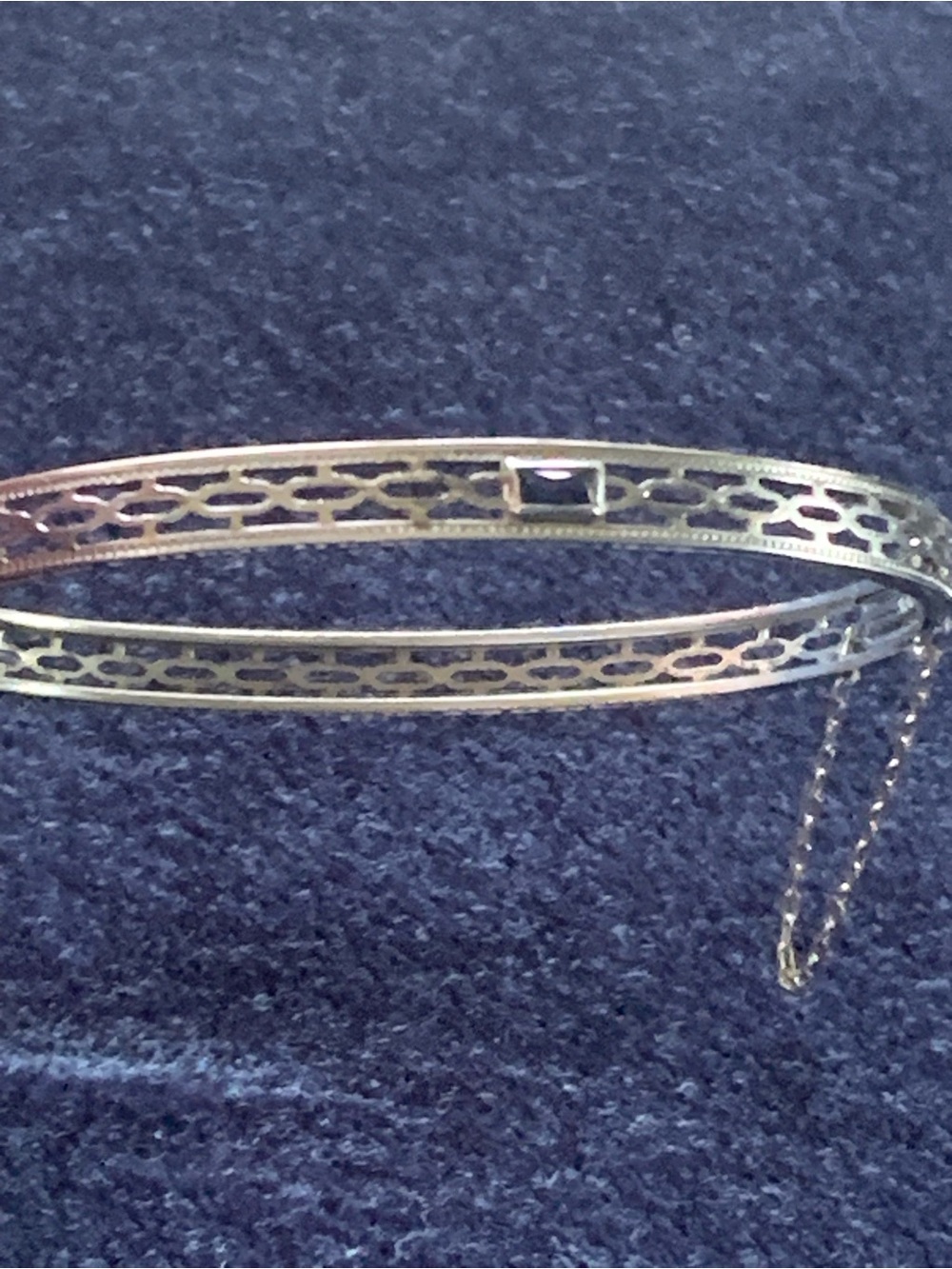 Vintage 1930’s Art Deco Ripley & Gowen “NuWite” Filigree Bangle Braclet